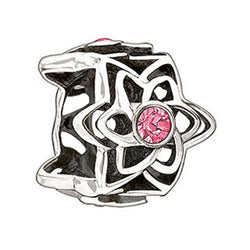 Bead Dahlia Pink Swarovski - Chamilia - Centerville C&J Connection, Inc.