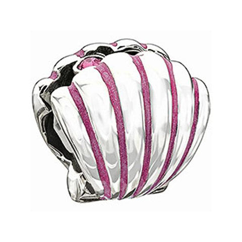 Rose Shell - Pink Enamel & Rose Swarovski - Chamilia - Centerville C&J Connection, Inc.