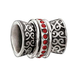 Palazzo Chianti Silver Swarovski Crystal Bead - Chamilia - Centerville C&J Connection, Inc.