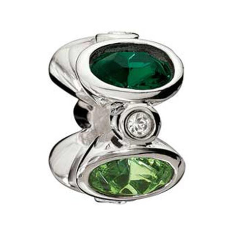 Majestic Ovals Green Crystal Bead - Centerville C&J Connection, Inc.