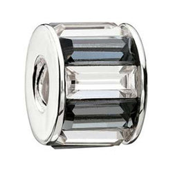 Glamour Indulgence Black & White Crystal Bead - Chamilia - Centerville C&J Connection, Inc.