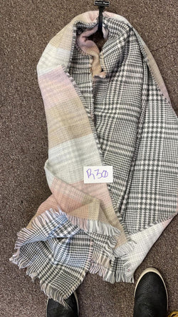 Blanket reversible scarf - DOT SALE ITEM (FINAL SALE) - Centerville C&J Connection, Inc.