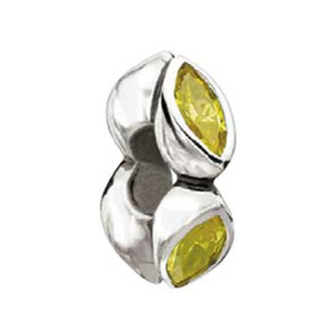 Soho Midtown Marquis Yellow CZ Bead - Centerville C&J Connection, Inc.