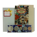 1943 Year Coin Set & Greeting Card : 78th Birthday or 78th Anniversary Gift - Centerville C&J Connection, Inc.