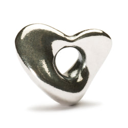 Soft Heart - Trollbeads Silver Bead - Centerville C&J Connection, Inc.