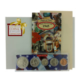 1945 Year Coin Set & Greeting Card : 76th Birthday or 76th Anniversary Gift - Centerville C&J Connection, Inc.