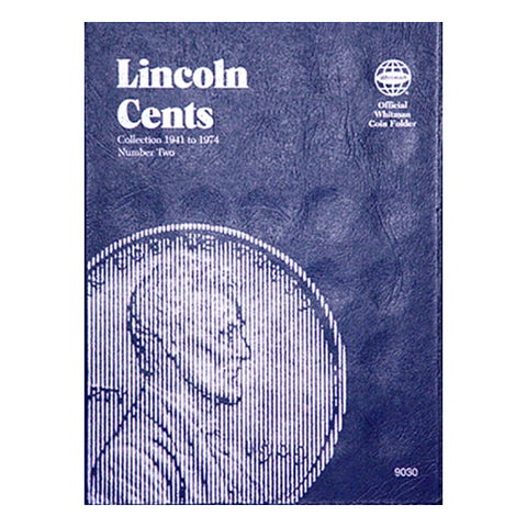 Lincoln Cent No. 2, 1941-1974 Whitman Coin Folder - Centerville C&J Connection, Inc.