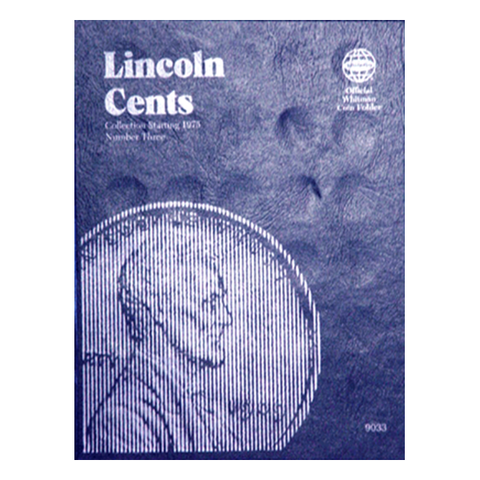 Lincoln Cent No. 3, 1975-2013 Whitman Coin Folder - Centerville C&J Connection, Inc.