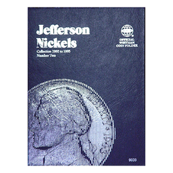 Jefferson Nickel No. 2, 1962-1995 Whitman Coin Folder - Centerville C&J Connection, Inc.