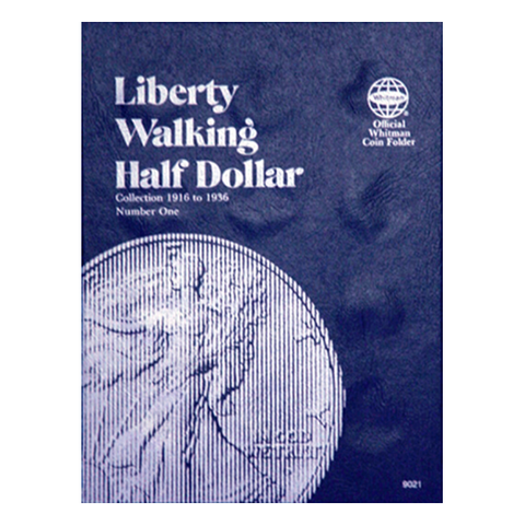 Liberty Walking Half Dollar No. 1, 1916-1936 Whitman Coin Folder - Centerville C&J Connection, Inc.