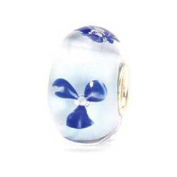 Light Blue Flower - Trollbeads Glass Bead - Centerville C&J Connection, Inc.
