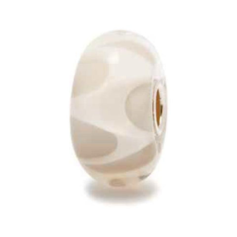 White Paper Fold - Trollbeads Glass Bead - Centerville C&J Connection, Inc.
