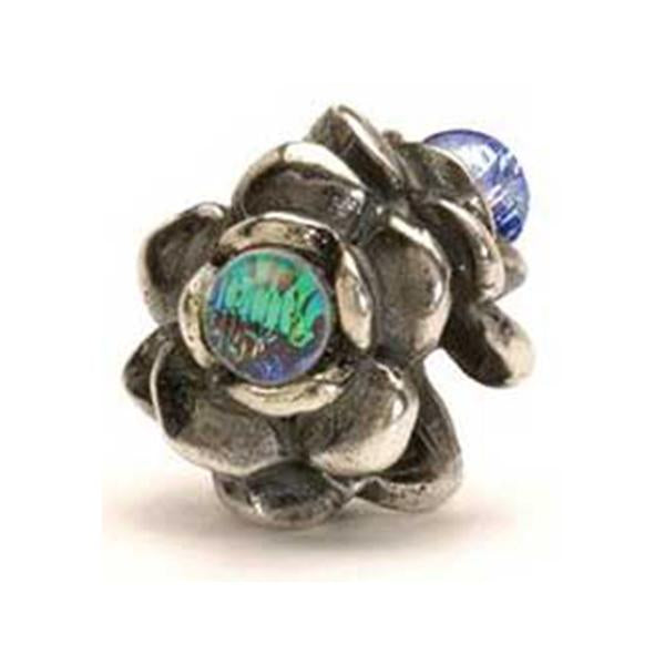 Three Flowers - Trollbeads Silver & Glass Bead – Centerville C&J