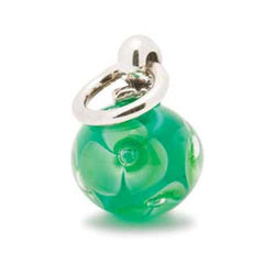 Green Flower Tassel - Trollbeads Glass Bead - Centerville C&J Connection, Inc.