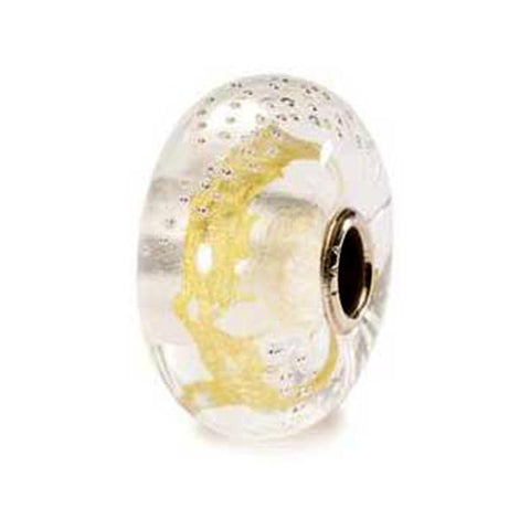 Gold Silver Trace - Trollbeads Glass Bead - Centerville C&J Connection, Inc.