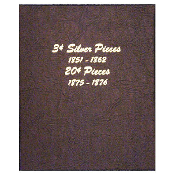 3c Silver Pieces and 20c Pieces - Dansco Coin Albums - Centerville C&J Connection, Inc.
