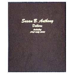 Susan B. Anthony Dollars with proof - Dansco Coin Albums - Centerville C&J Connection, Inc.