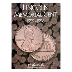 Lincoln Memorial, 1959 - 1998 H.E. Harris Coin Folder - Centerville C&J Connection, Inc.