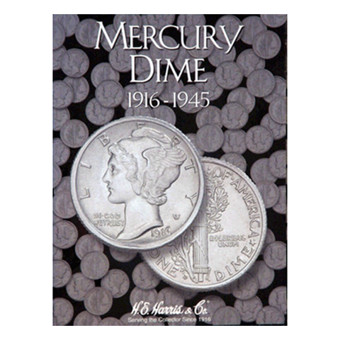 Mercury, 1916 - 1945 H.E. Harris Coin Folder - Centerville C&J Connection, Inc.
