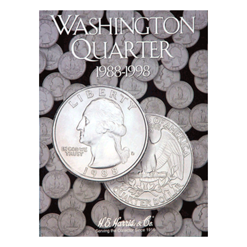 Washington, Part Four, Starting 1988-1998 H.E. Harris Coin Folder - Centerville C&J Connection, Inc.