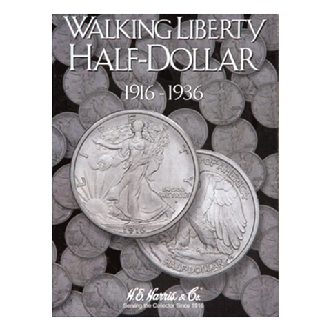 Liberty Walking, Part One, 1916 - 1936 H.E. Harris Coin Folder - Centerville C&J Connection, Inc.