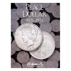 Peace Dollars, 1921 - 1935 H.E. Harris Coin Folder - Centerville C&J Connection, Inc.