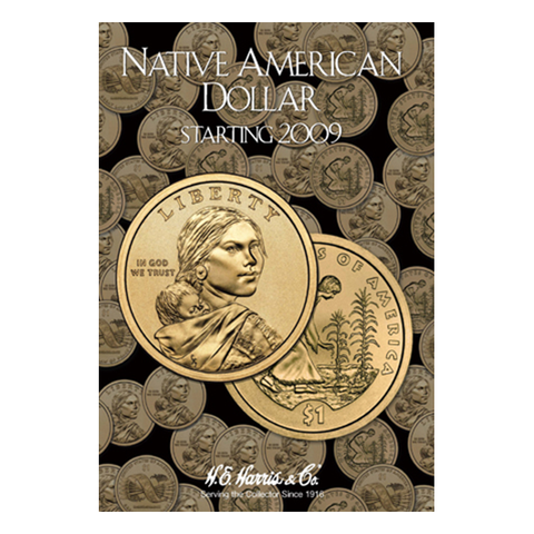 Native American Dollar Starting 2009 H.E. Harris Coin Folder - Centerville C&J Connection, Inc.