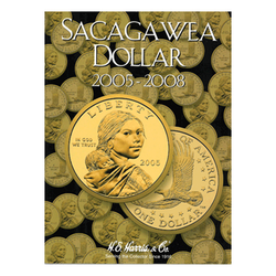 Sacagawea Folder Dollar 2005-2008  H.E. Harris Coin Folder - Centerville C&J Connection, Inc.