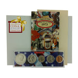 1973 Year Coin Set & Greeting Card : 48th Birthday or Anniversary Gift - Centerville C&J Connection, Inc.