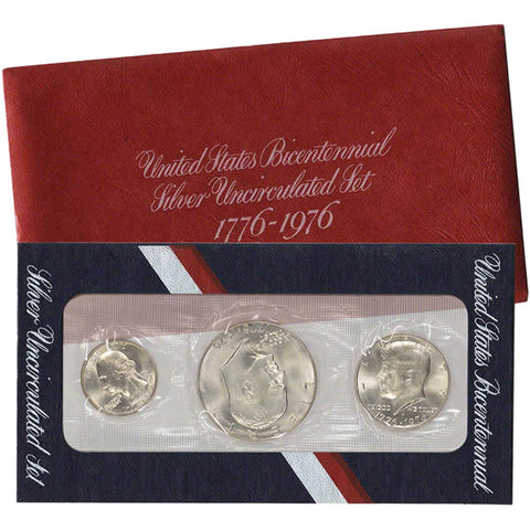 1976 (3 pc) Silver Uncirculated Coin Set - Centerville C&J Connection, Inc.