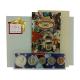 1982 Year Coin Set & Greeting Card : 39th Birthday or 39th Anniversary Gift - Centerville C&J Connection, Inc.