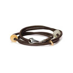 Leather Bracelet, Brown 16.1 Inch - Trollbeads - Centerville C&J Connection, Inc.