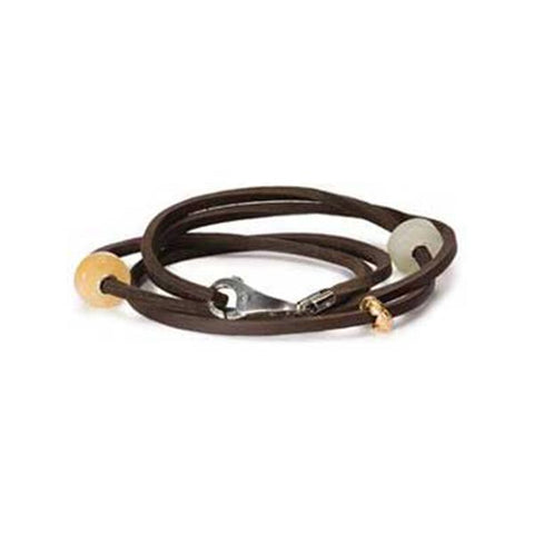 Leather Bracelet, Brown 17.7 Inch - Trollbeads - Centerville C&J Connection, Inc.