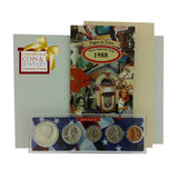 1988 Year Coin Set & Greeting Card : 33rd Birthday or 33rd Anniversary Gift - Centerville C&J Connection, Inc.