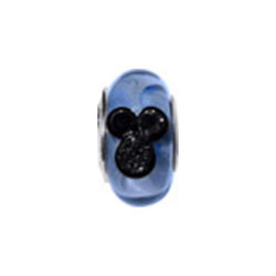 Disney Mickey Blue Murano Glass Bead - Centerville C&J Connection, Inc.