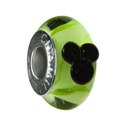 Disney Mickey Murano Green Glass Bead - Chamilia - Centerville C&J Connection, Inc.