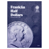 Franklin Half Dollar Starter Collection Kit, Whitman [9032] Franklin Half Dollar Folder 1948-1963, Four Silver Halves, Magnifier & Checklist - Centerville C&J Connection, Inc.