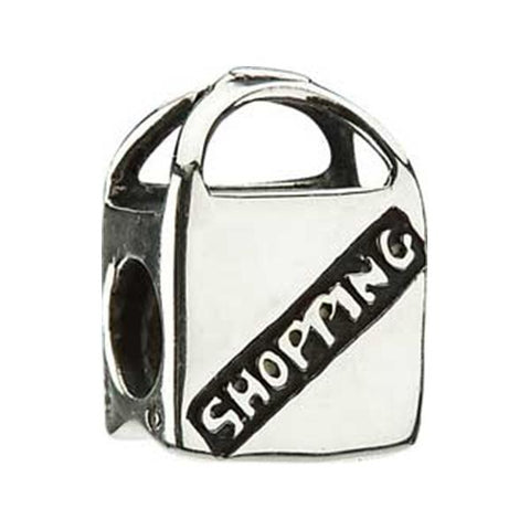 Silver Shopping Bag Bead - Chamilia - Centerville C&J Connection, Inc.