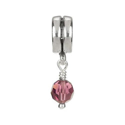 Swarovski February Amythest Birthstone Bead - Chamilia - Centerville C&J Connection, Inc.