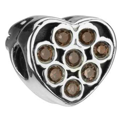 Silver Box of Chocolates CZ Bead - Centerville C&J Connection, Inc.