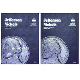 Jefferson Nickel Starter Collection Kit, Part One, Whitman Folders, Complete Wartime Silver Nickel Set, Magnifier & Checklist - Centerville C&J Connection, Inc.