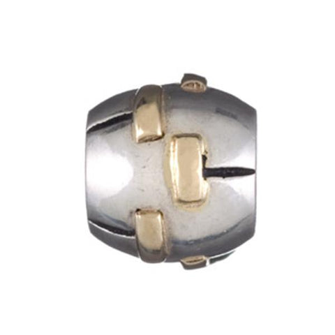 Two-Tone Gold Dashes Bead - Chamilia - Centerville C&J Connection, Inc.