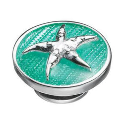 Kameleon Jewelry Silver Starfish on Green JewelPop - Centerville C&J Connection, Inc.