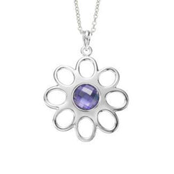 Kameleon Jewelry Silver Pendant 8 Petals Flower - Centerville C&J Connection, Inc.