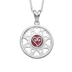 Kameleon Jewelry Round Pendant with 8 Open Hearts - Centerville C&J Connection, Inc.