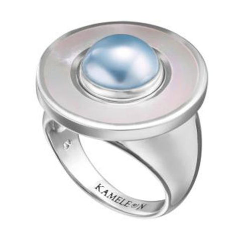 White Mother of Pearl Ring - Kameleon Jewelry - Centerville C&J Connection, Inc.