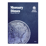 Mercury Dime Starter Collection Kit, Whitman [9014] Mercury Dime Folder 1916-1945, Five Mercury Head Dimes, Magnifier & Checklist - Centerville C&J Connection, Inc.
