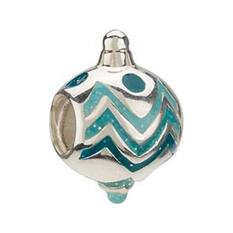 Silver Enamel Holiday Ornament Bead - Chamilia - Centerville C&J Connection, Inc.