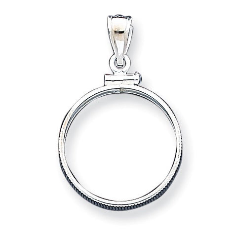 Sterling Silver Coin Bezel - Nickel (21mm) - No Coin - Centerville C&J Connection, Inc.