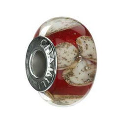 Murano Glass Ruby Blooms Bead - Chamilia - Centerville C&J Connection, Inc.